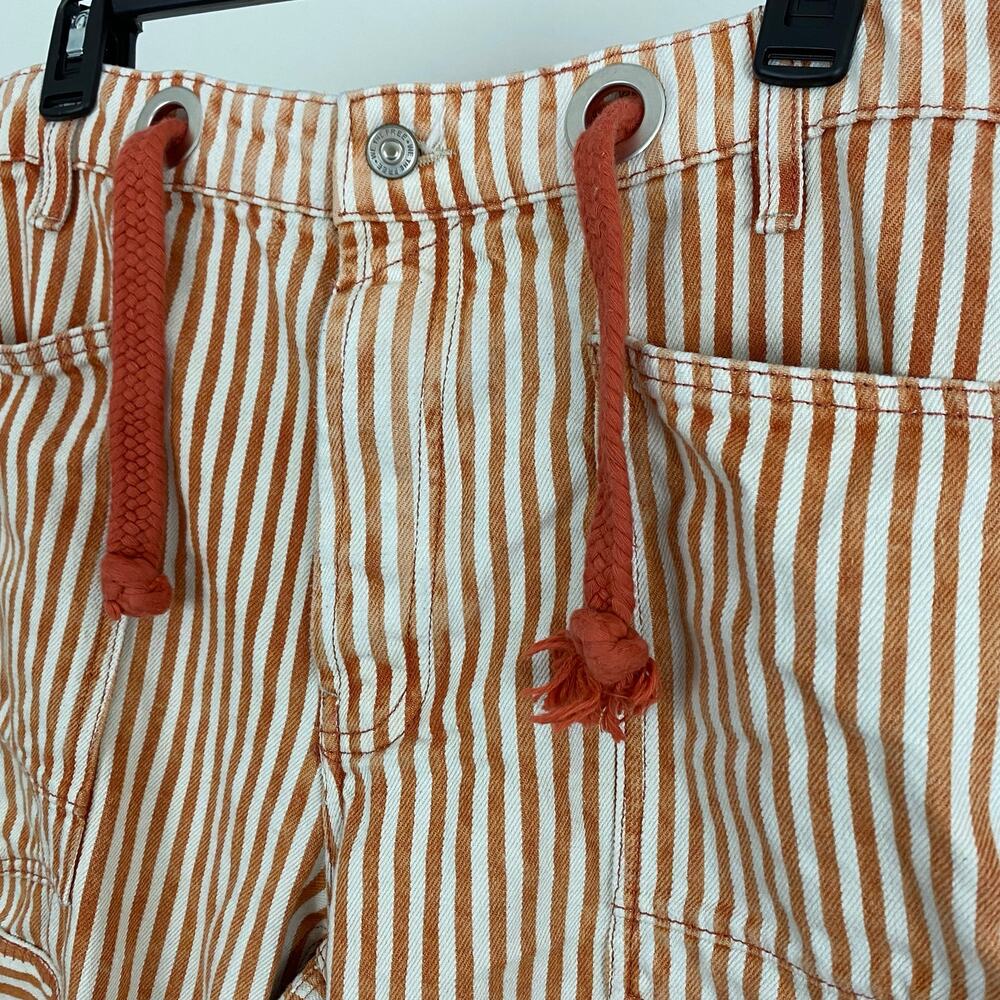 We The Free - Free People Moxie Railroad Low-Slung Jeans - Citrus - Size 31 - Picture 5 of 10
